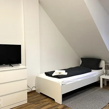 Komplett Ausgestattetes Mit Einzelbetten - Kueche, Wlan Inklusive Lägenhet Offenbach am Main